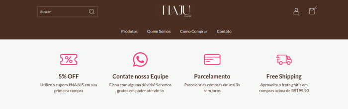 Naju Closet — Loja Virtual