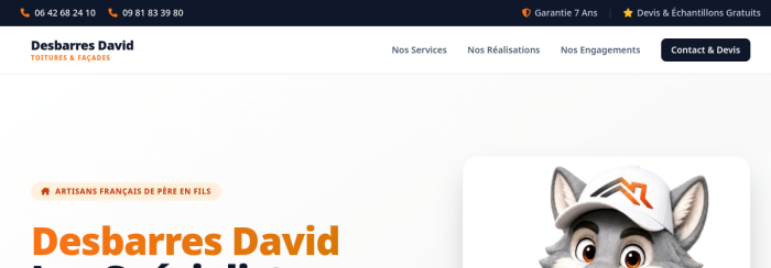 Aperçu du site desbarresdavid.fr
