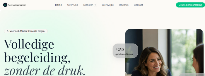 Website Stress naar Succes