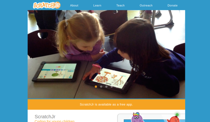 ScratchJr ελληνική έκδοση - κωδικοποίηση για νήπια