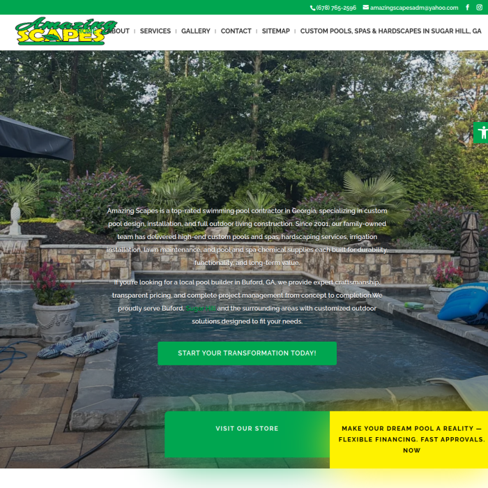 Amazing Scapes & More featuring Desjoyaux Pools