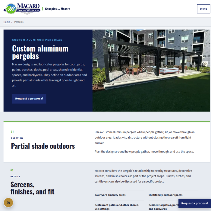 Canopies by Macaro