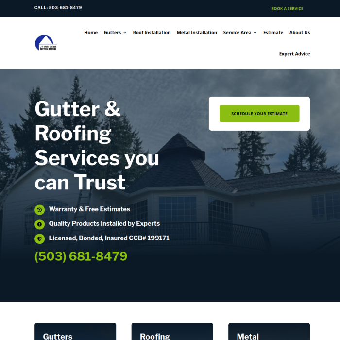 JT West Coast Gutter & Roofing
