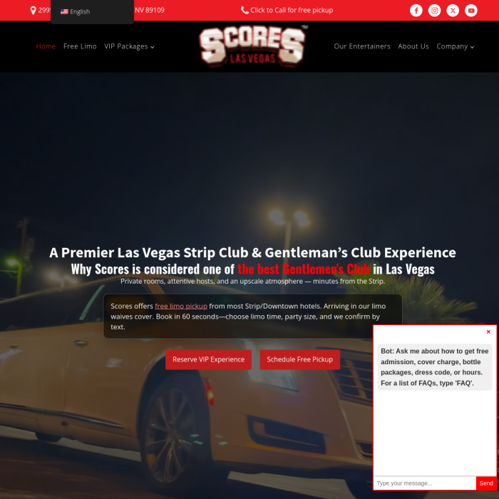 Scores Las Vegas Gentleman's Club