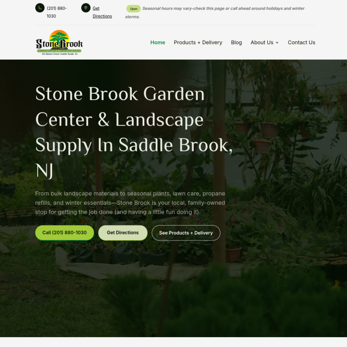 Stone Brook Garden Center & Landscape Supply