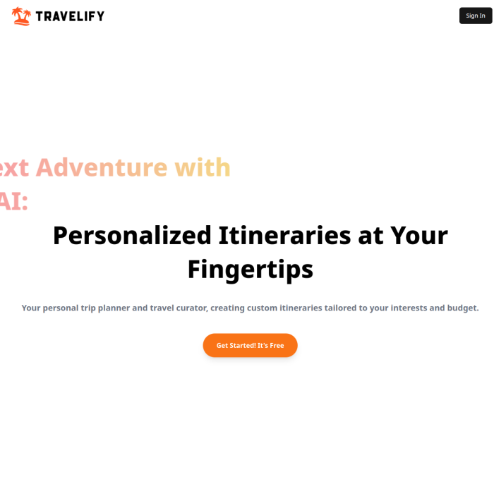 Travelify preview