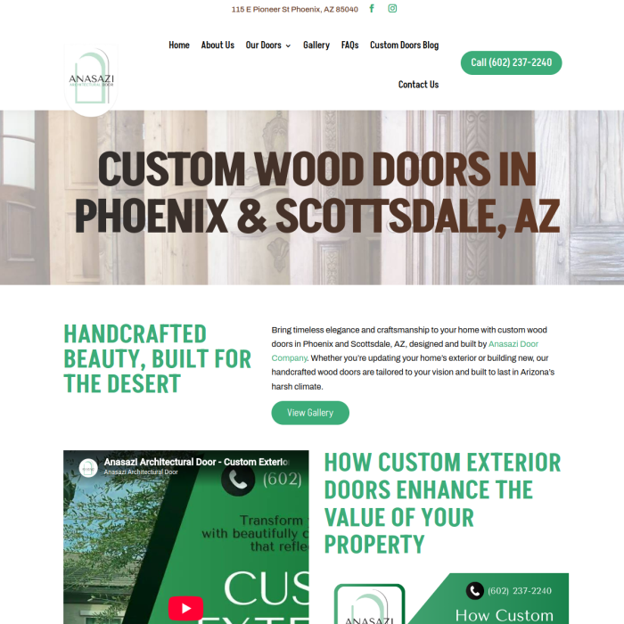 Anasazi Architectural Door