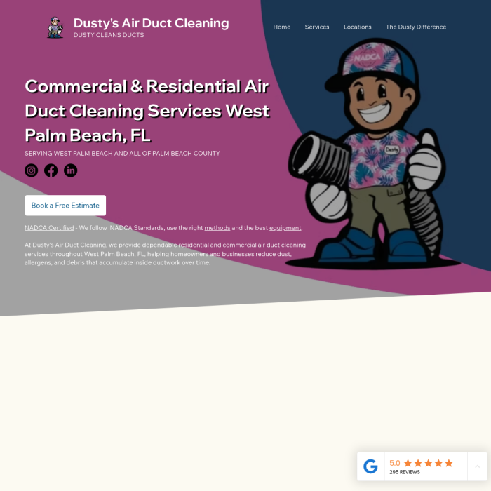 Dusty's Air Duct Cleaning