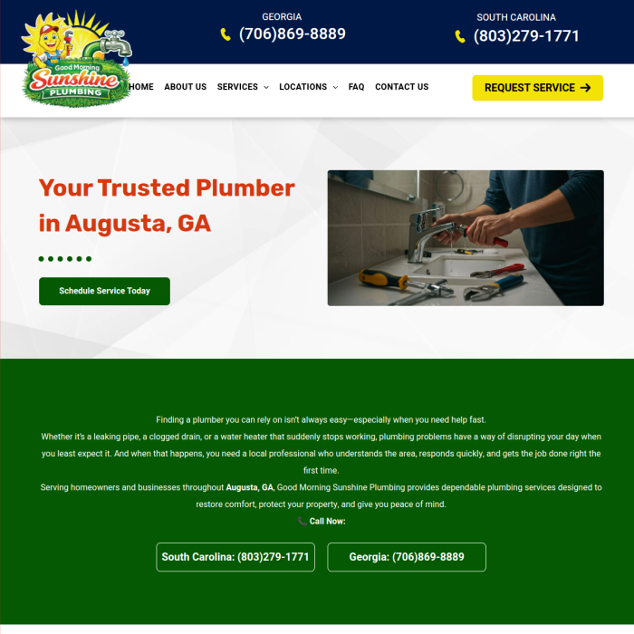 Good Morning Sunshine Plumbing