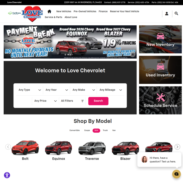 Love Chevrolet, INC.