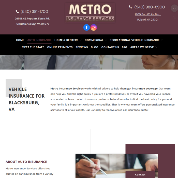 Metro Insurance Services