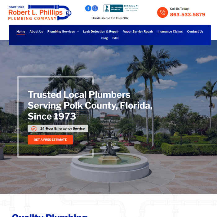 Robert L Phillips Plumbing