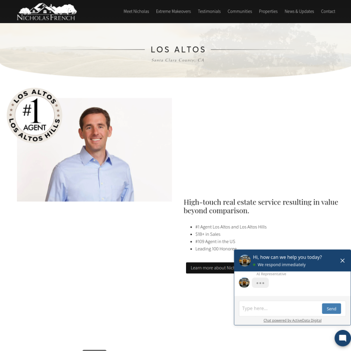 Nicholas French, Broker Associate