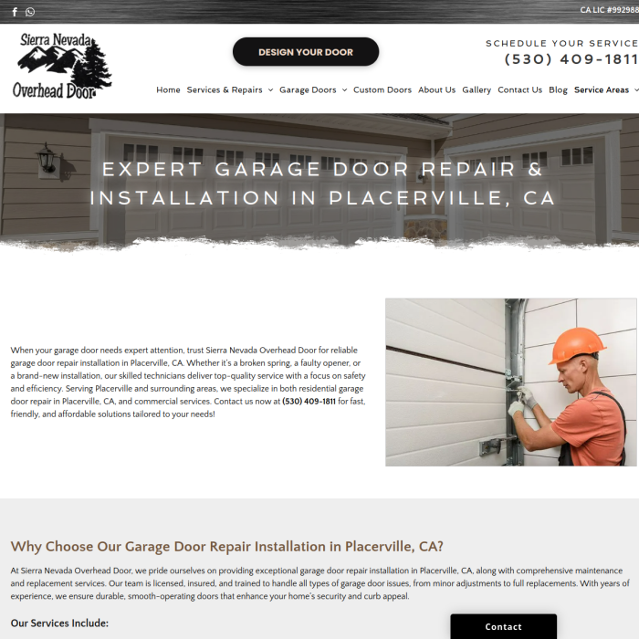 Sierra Nevada Overhead Door Company