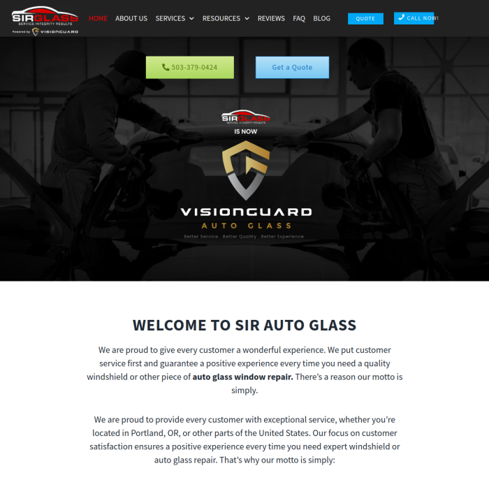 SIR Auto Glass & Calibration