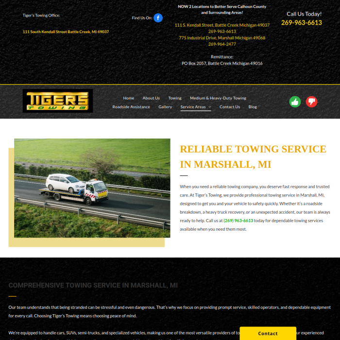 Tiger's Towing