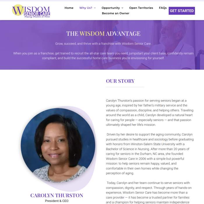 Wisdom Senior Care Franchise