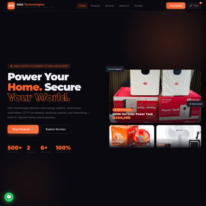 OGS Technologies (home page)
