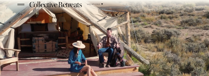 Collective Retreats website