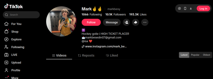 TikTok screenshot