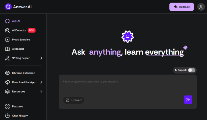 Answer AI screenshot