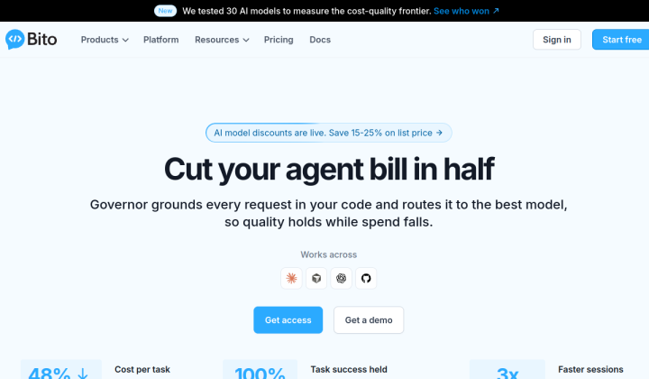 Bito screenshot