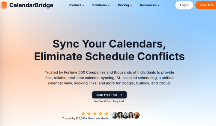 CalendarBridge screenshot
