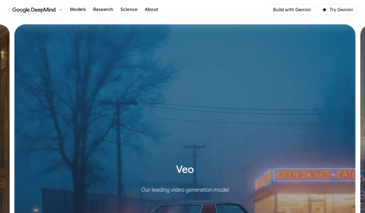 Google Veo screenshot