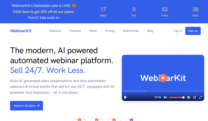 WebinarKit screenshot