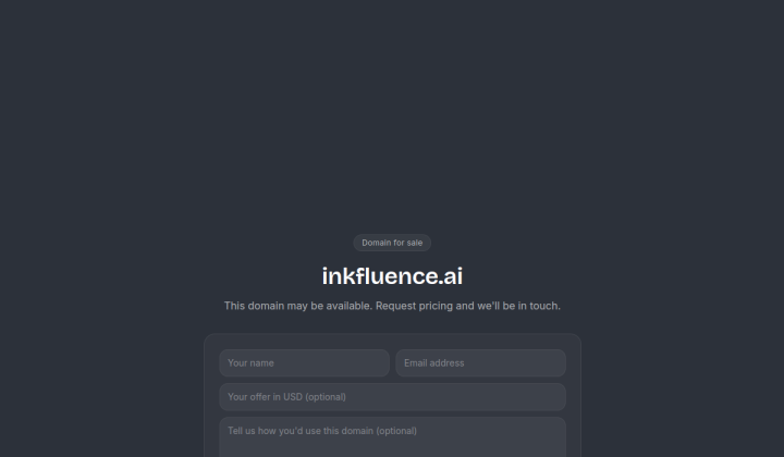 Inkfluence AI screenshot