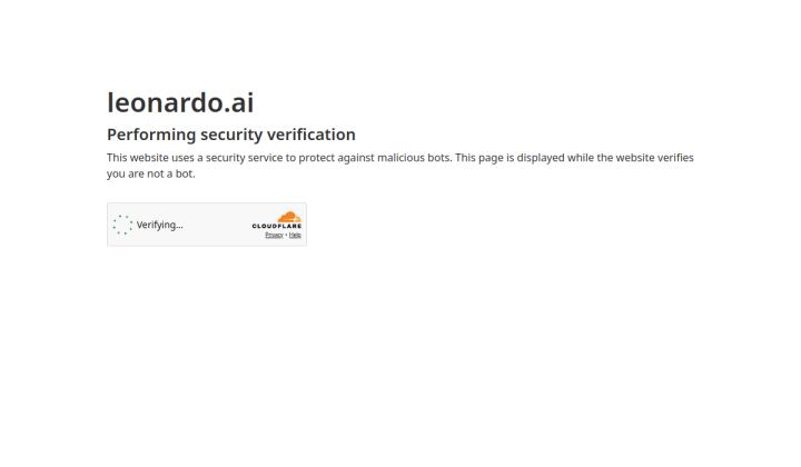 Leonardo AI screenshot