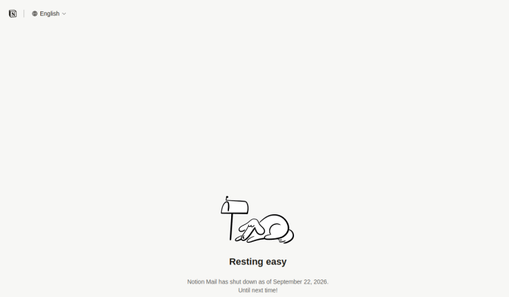 Notion Mail screenshot