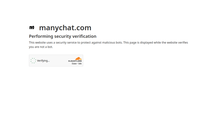 Manychat screenshot