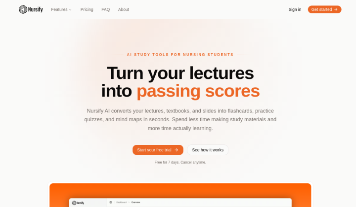 Nursify AI screenshot