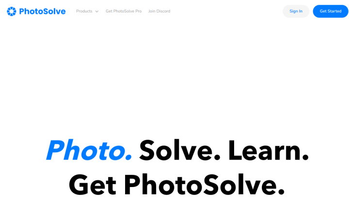 PhotoSolve screenshot