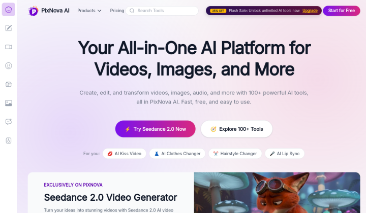 Pixnova screenshot