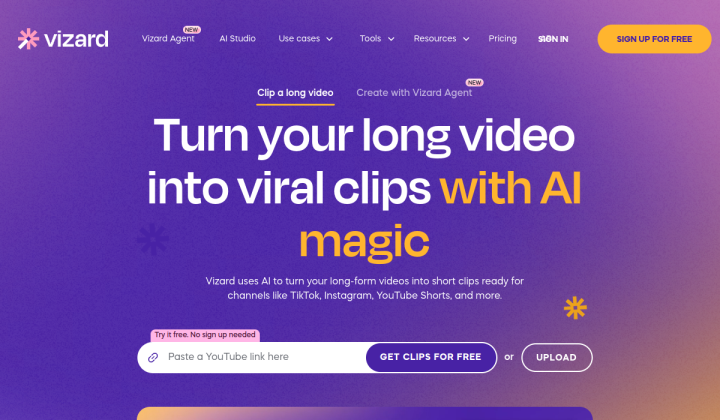 Vizard screenshot