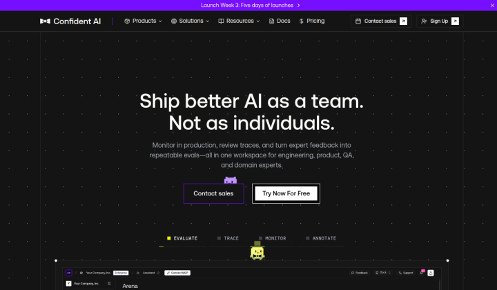 Confident AI screenshot