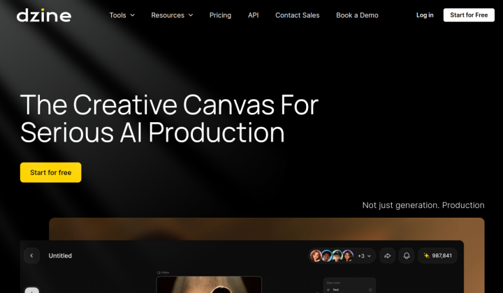 Dzine screenshot
