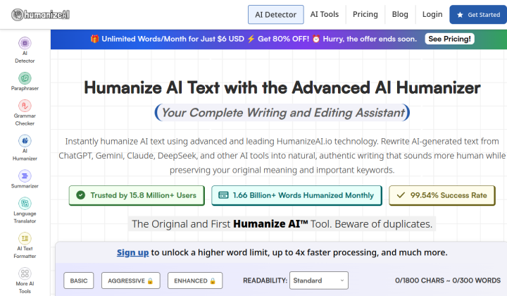 Humanize AI screenshot
