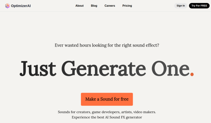 OptimizerAI screenshot