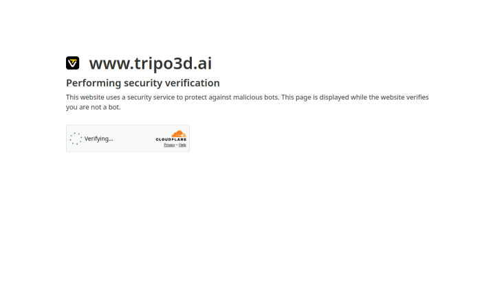 Tripo AI screenshot