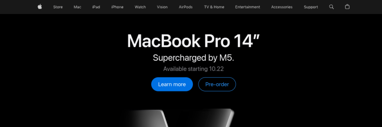 Apple TV 4K (2022) website screenshot