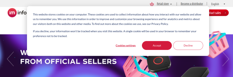 MAG 524w3 website screenshot