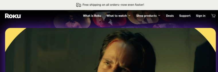 Roku Express 4K website screenshot
