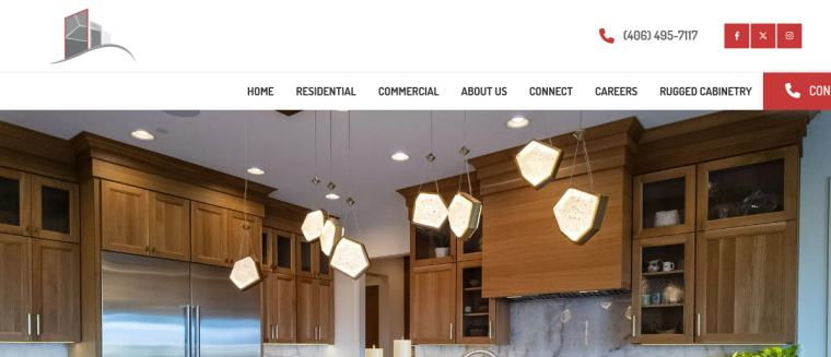 Screenshot of Silver City Stone, Cabinetry & Tile website