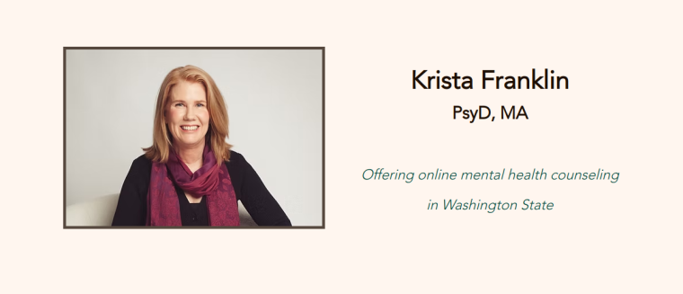 Screenshot of Brigid Counseling Services website