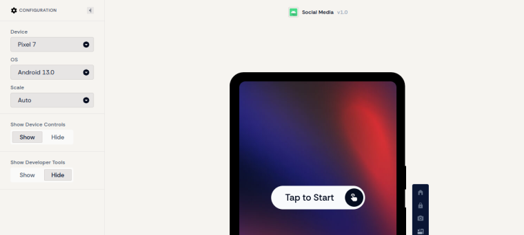 Social App (Android) — screenshot