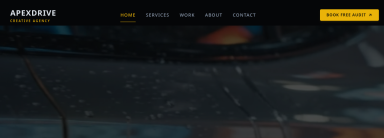 ApexDrive Creative: Automotive Growth Agency, Australia website preview