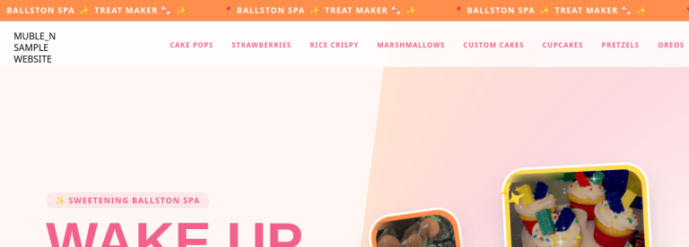 Waken Bakery: Custom Cakes & Sweet Treats, Ballston Spa website preview